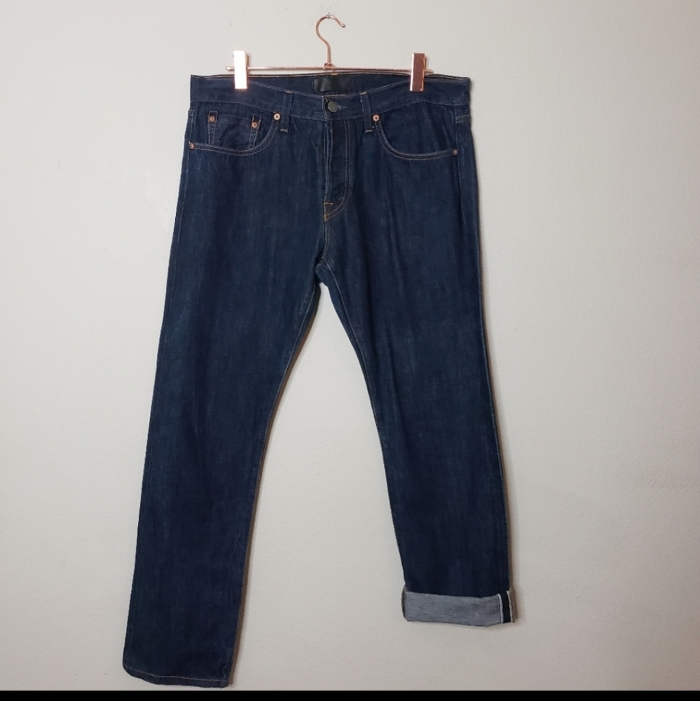 J BRAND Tyler men's denim jeans in raw selvedge size 36x30